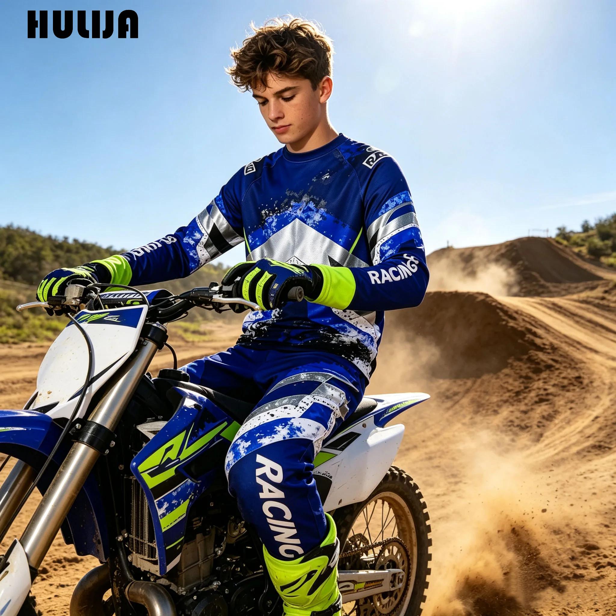 Motorcycle Gear Full Suit - Jugend-Motocross-Ausrüstung für Jungen, leichtes Motocross-Trikot und