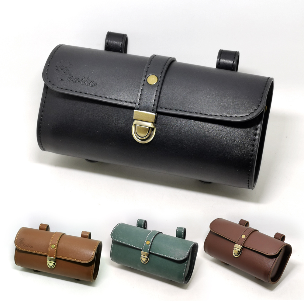 Motorcycle Gear Warehouse - P06 Fahrradtaschen Braun/Schwarz Motorrad Satteltaschen PU