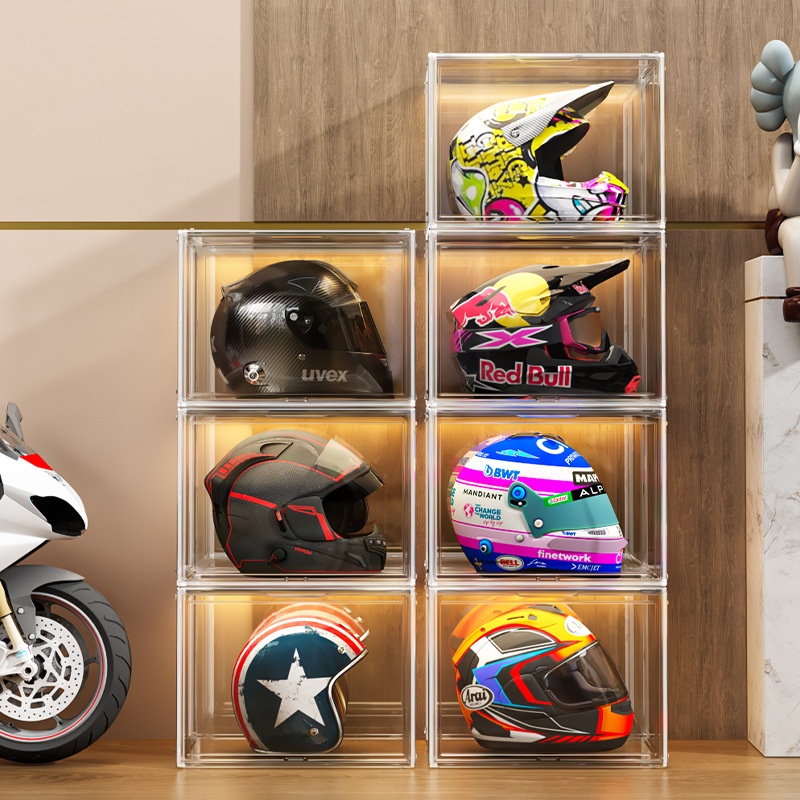 Motorcycle Gear Display Rack - Motorrad-Ausrüstungs-Aufbewahrungsregal Heim-Displayständer für Helme und Hüte