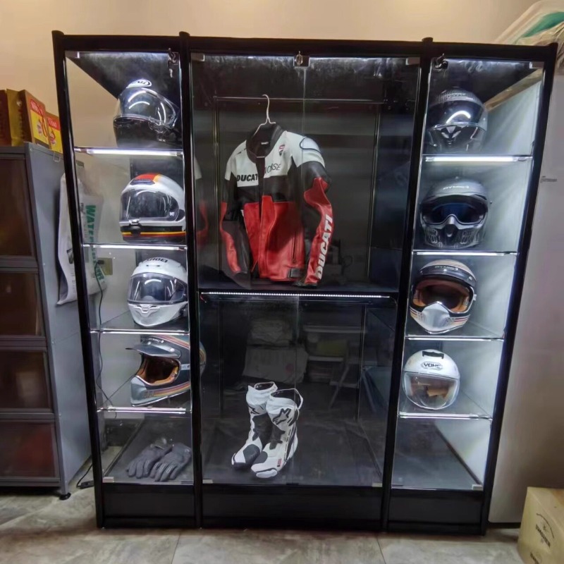 Motorcycle Gear Display Rack - Motorrad Helm Display Rack Radfahren Kleidung