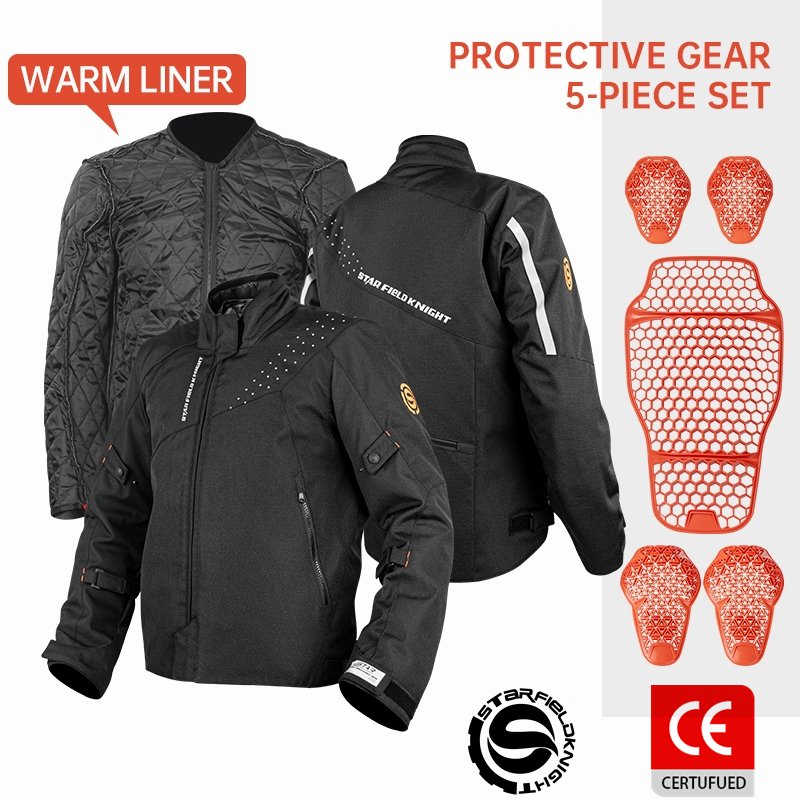 Motorcycle Gear For Summer - Star Field Knight Motorradjacke, Sommer, atmungsaktiv,