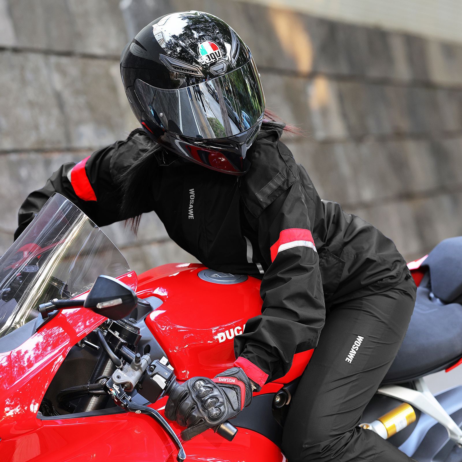 WOSAWE Herren Motorrad-Regenan – Motorcycle Gear Full Suit Bewertung und Preis