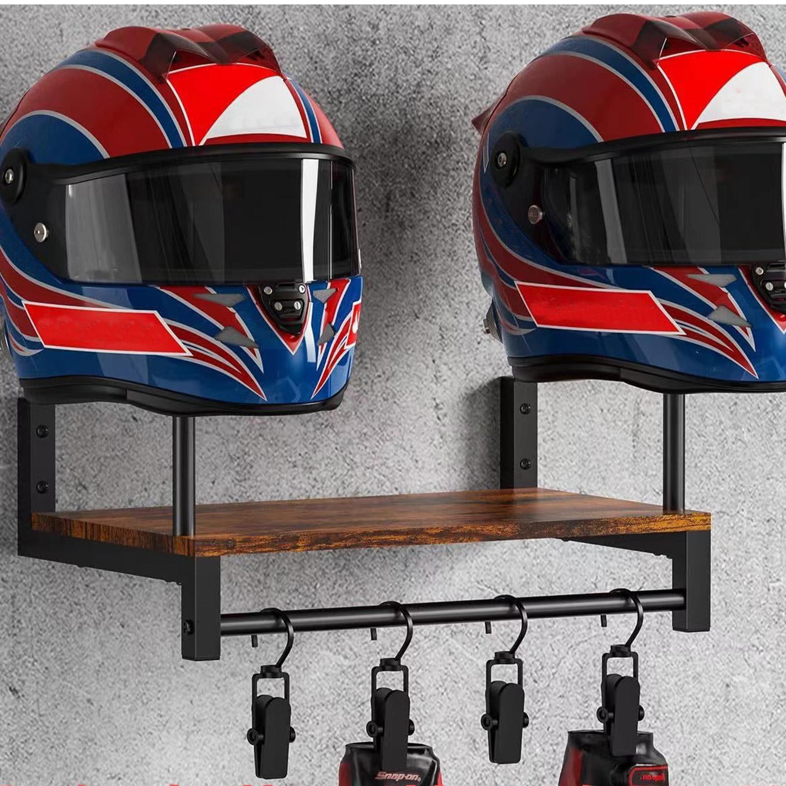 Holz Motorrad Helm Display Rac – Motorcycle Gear Display Rack Bewertung und Preis