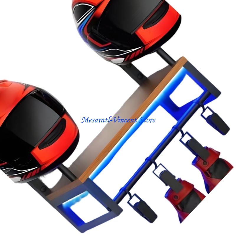 A70F Robustes Helm-Wandregal,  – Motorcycle Gear Display Rack Bewertung und Preis