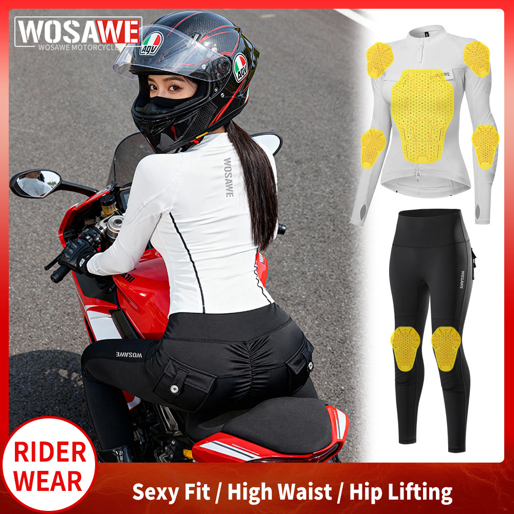 WOSAWE Damen Motorradjacke und – Motorcycle Gear Full Suit Bewertung und Preis